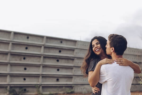 amoureux dans la rue