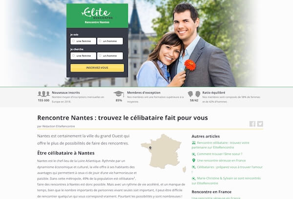 site elite rencontre à Nantes