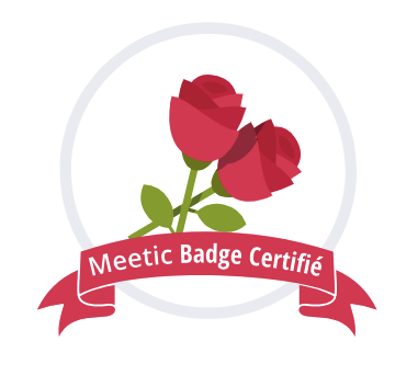 le badge de meetic certifie